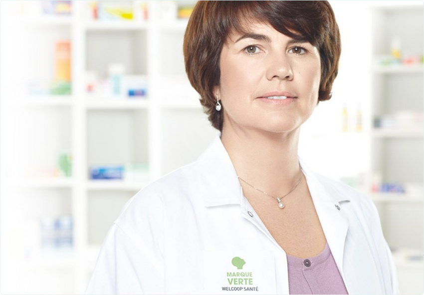 Portrait d'une pharmacienne