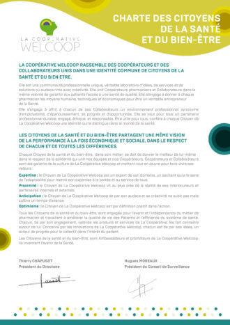 Charte des Citoyens de la Santé et du Bien-être
