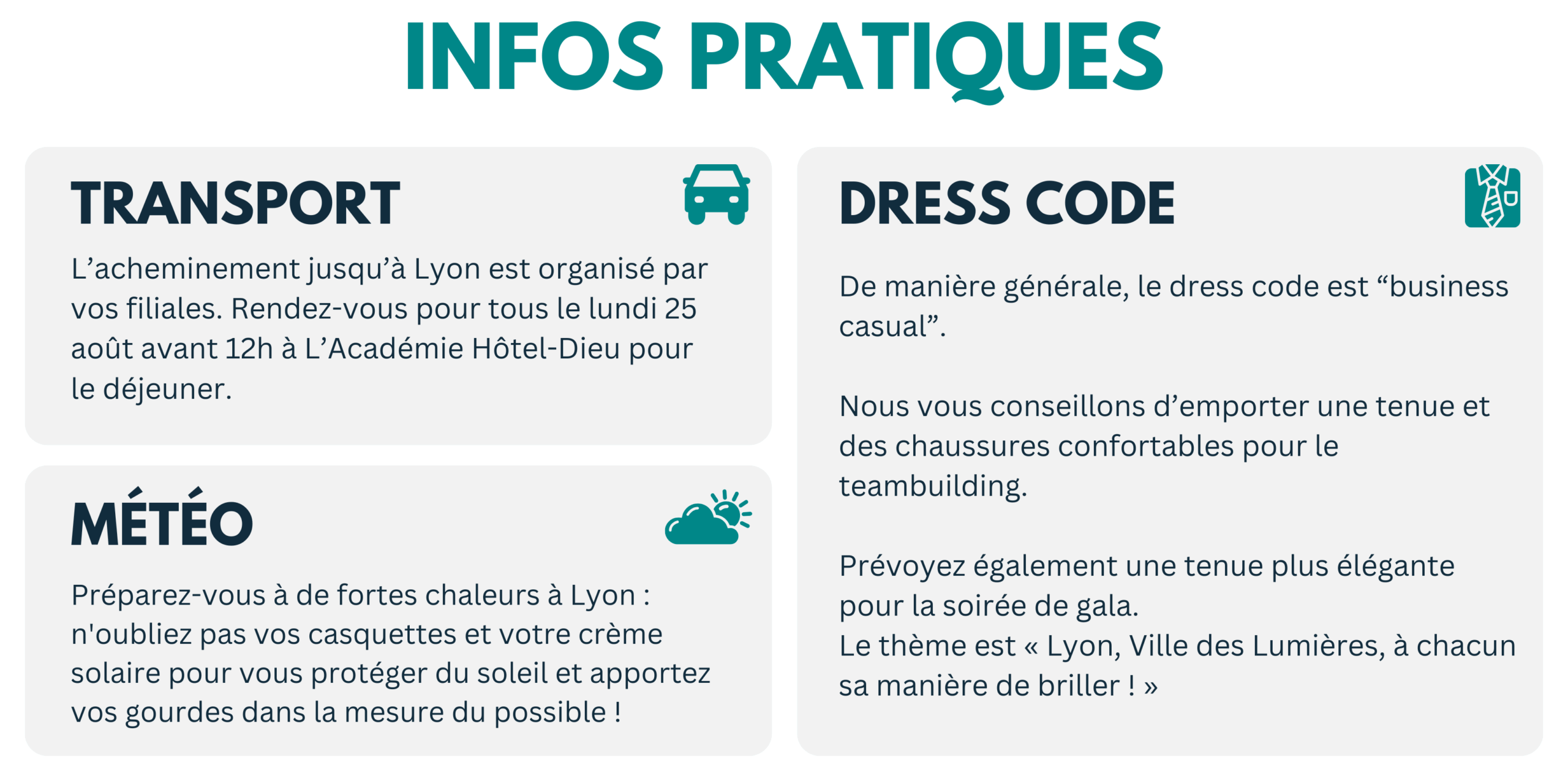 Infos pratiques