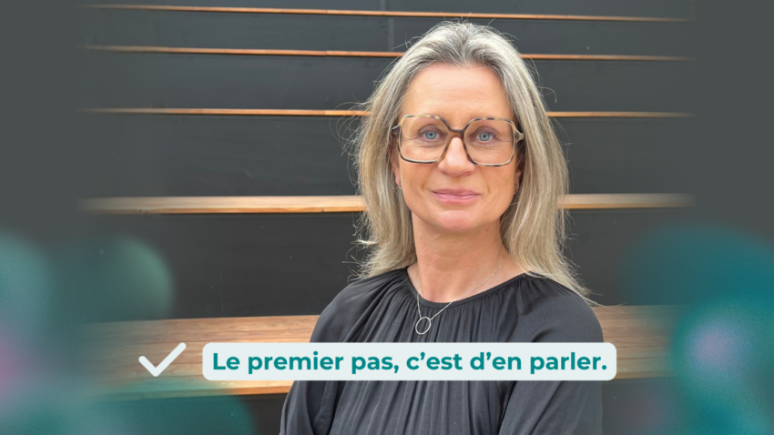 Le premier pas c'est d'en parler